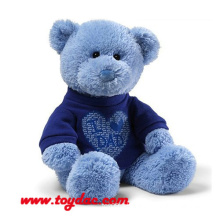 T-shirt en peluche Ours bleu